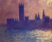 克劳德 莫奈 : Houses of Parliament, Sunlight Effect